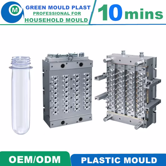 Maßgeschneiderte Kunststoff-Haustierflaschen, Vorformling, Glas, Spritzgussform, Verpackungsform