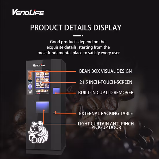 Fabrik für vollautomatische Bohnen-zu-Tasse-Instantkaffeeautomaten