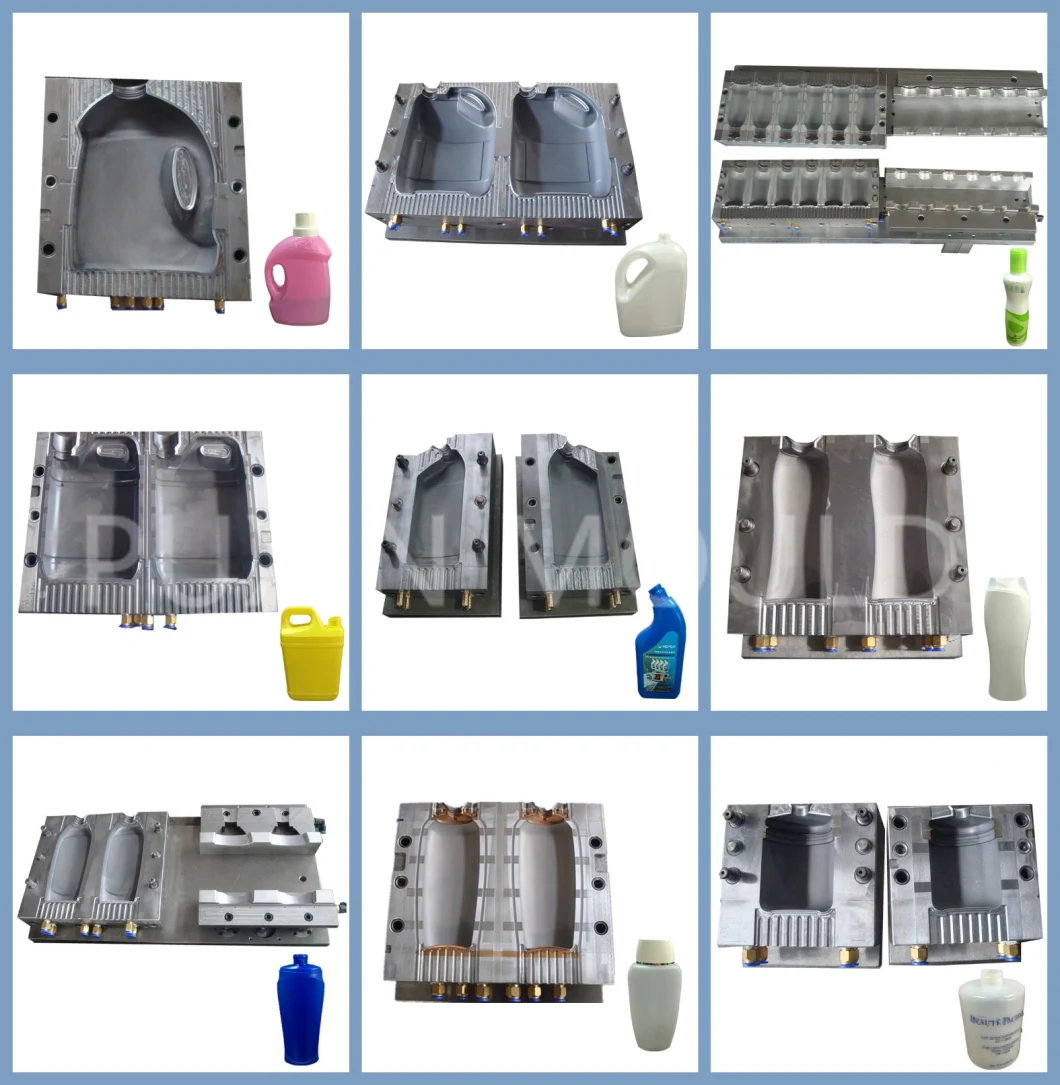 China 500ml 1L 2L 3L 4L 5L 10L Extrusion Blowing Molding Moulding Tank Barrel Drum Plastic HDPE Bottle Blow Mold Mould