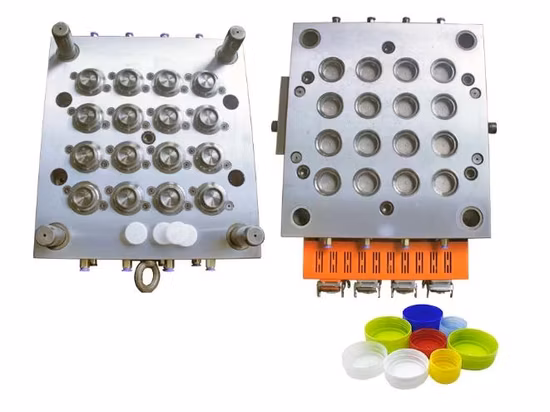 Heißkanal-Flip-Top-Kappenform mit Kappenverschlusssystem, In-Mold-Verschluss für Kosmetikflaschen, Desinfektionsmittelflaschen, Spritzgussformen, Kunststoffformen