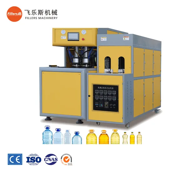 Hersteller von Haustier-Vorformlingen mit manueller Handfütterung, Blasformmaschine, Positionierung der Flasche, quadratischem Glas und automatischer Kunststoffherstellungsmaschine