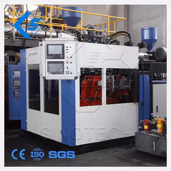 Automatische Extrusionsblasblasformmaschine zur Herstellung von Wasserflaschen/Behältern/Trommeln/Fass/Kanister/Spielzeug/Wassertank aus Kunststoff HDPE PP PETG ABS